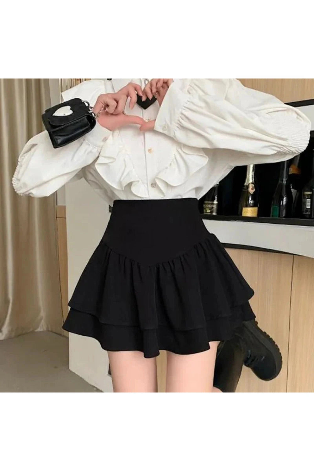 Y2k Kawaii High Waist Mini Skirt