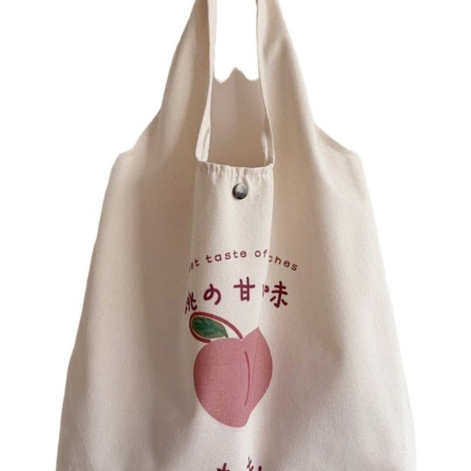 Y2k Kawaii Korean Cute Strawberry Shopping Bag