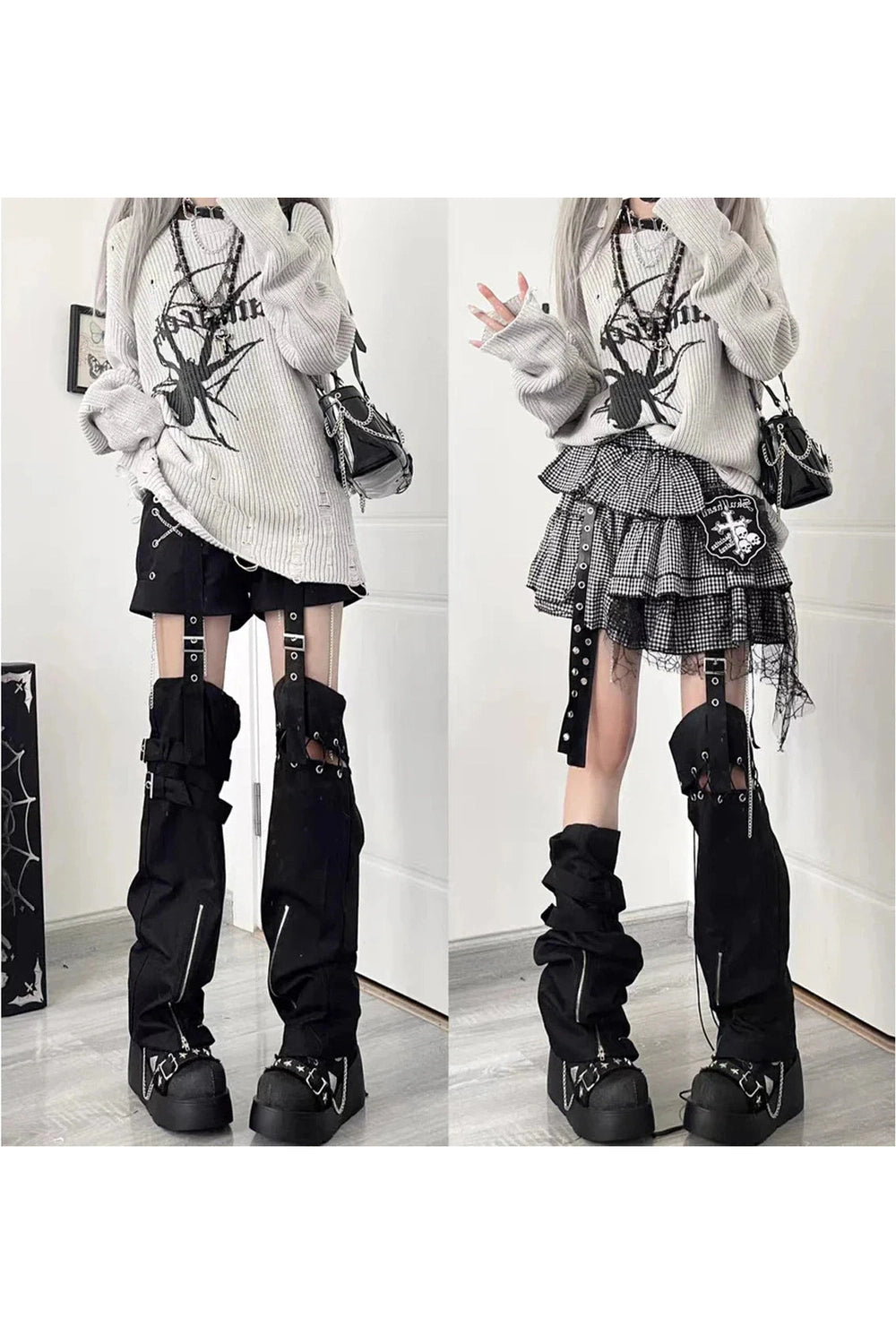 Y2k Kawaii Punk A-line Skirt