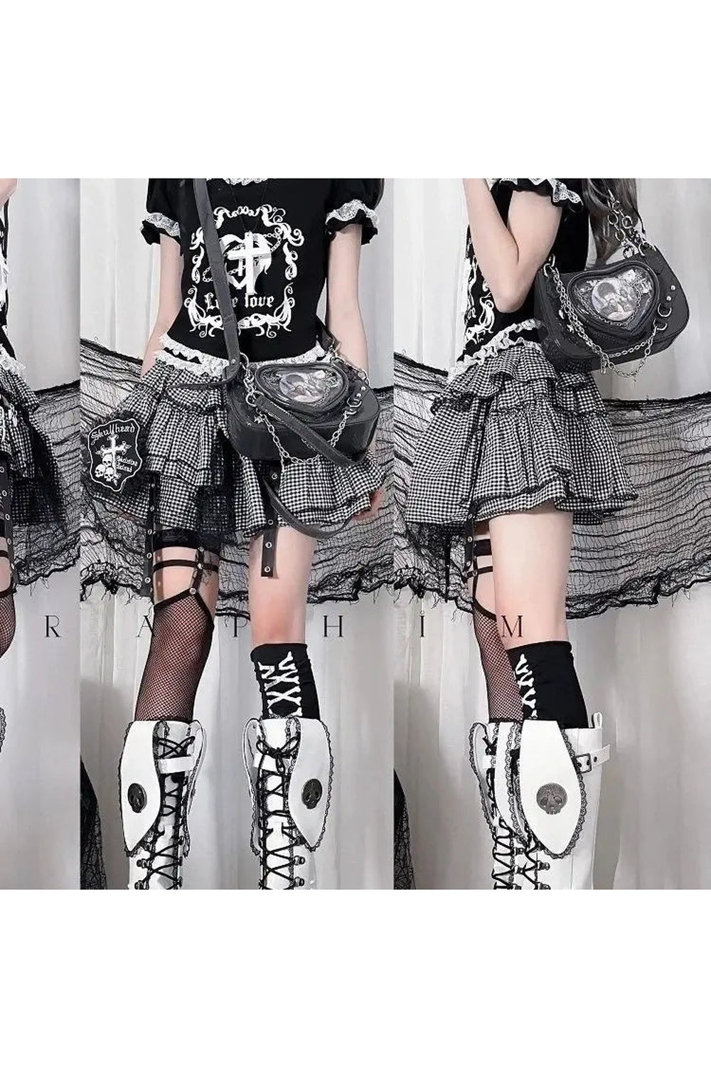 Y2k Kawaii Punk A-line Skirt