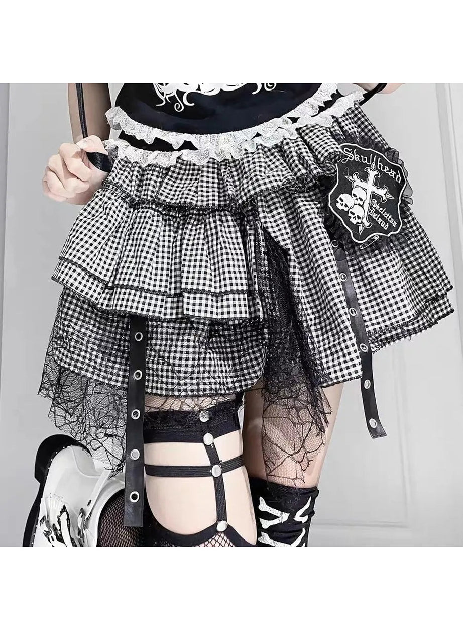 Y2k Kawaii Punk A-line Skirt