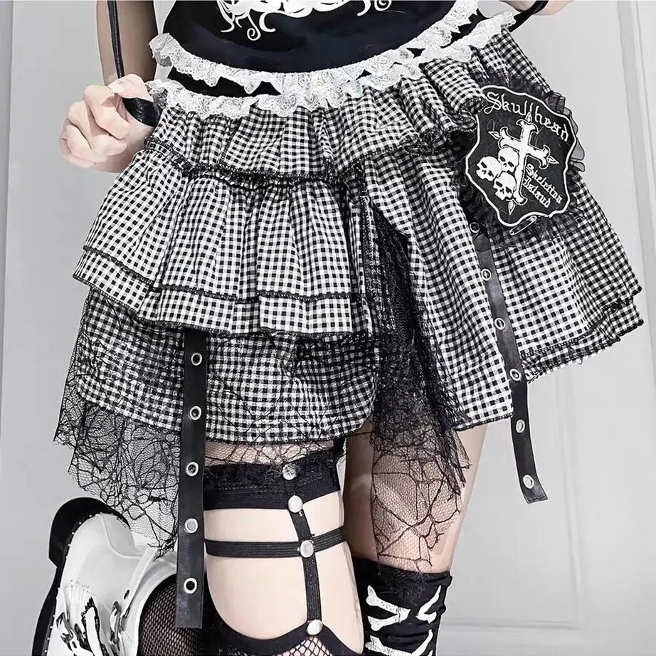 Y2k Kawaii Punk A-line Skirt
