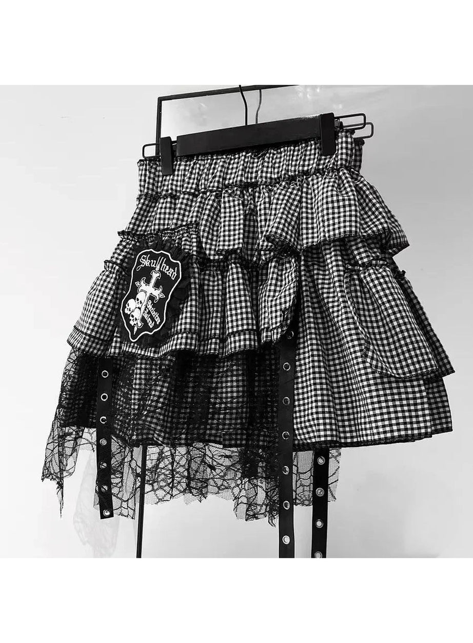 Y2k Kawaii Punk A-line Skirt