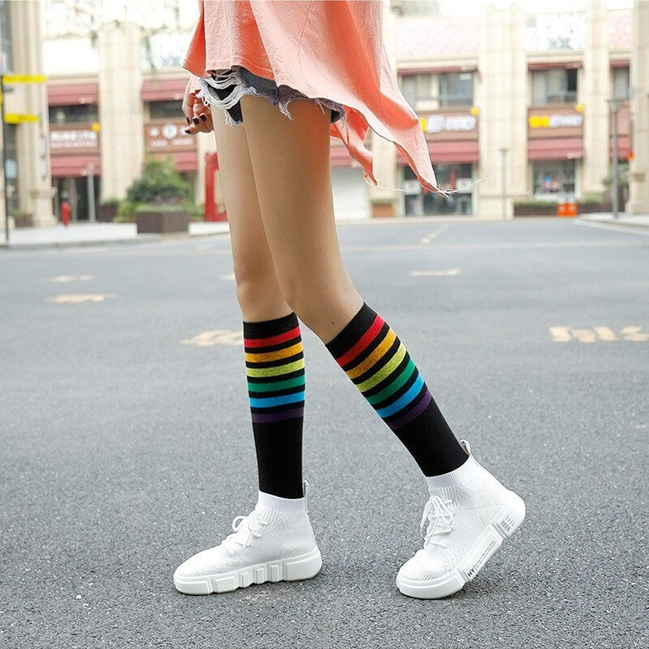 Y2k Kawaii Retro Cotton Knee High Socks