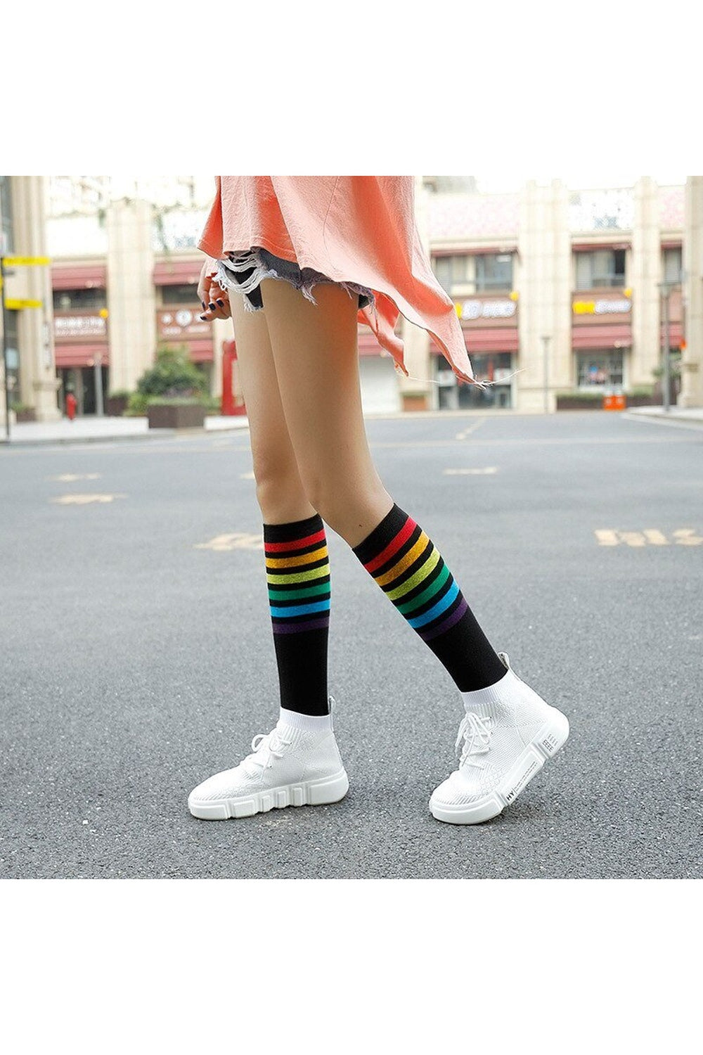 Y2k Kawaii Retro Cotton Knee High Socks