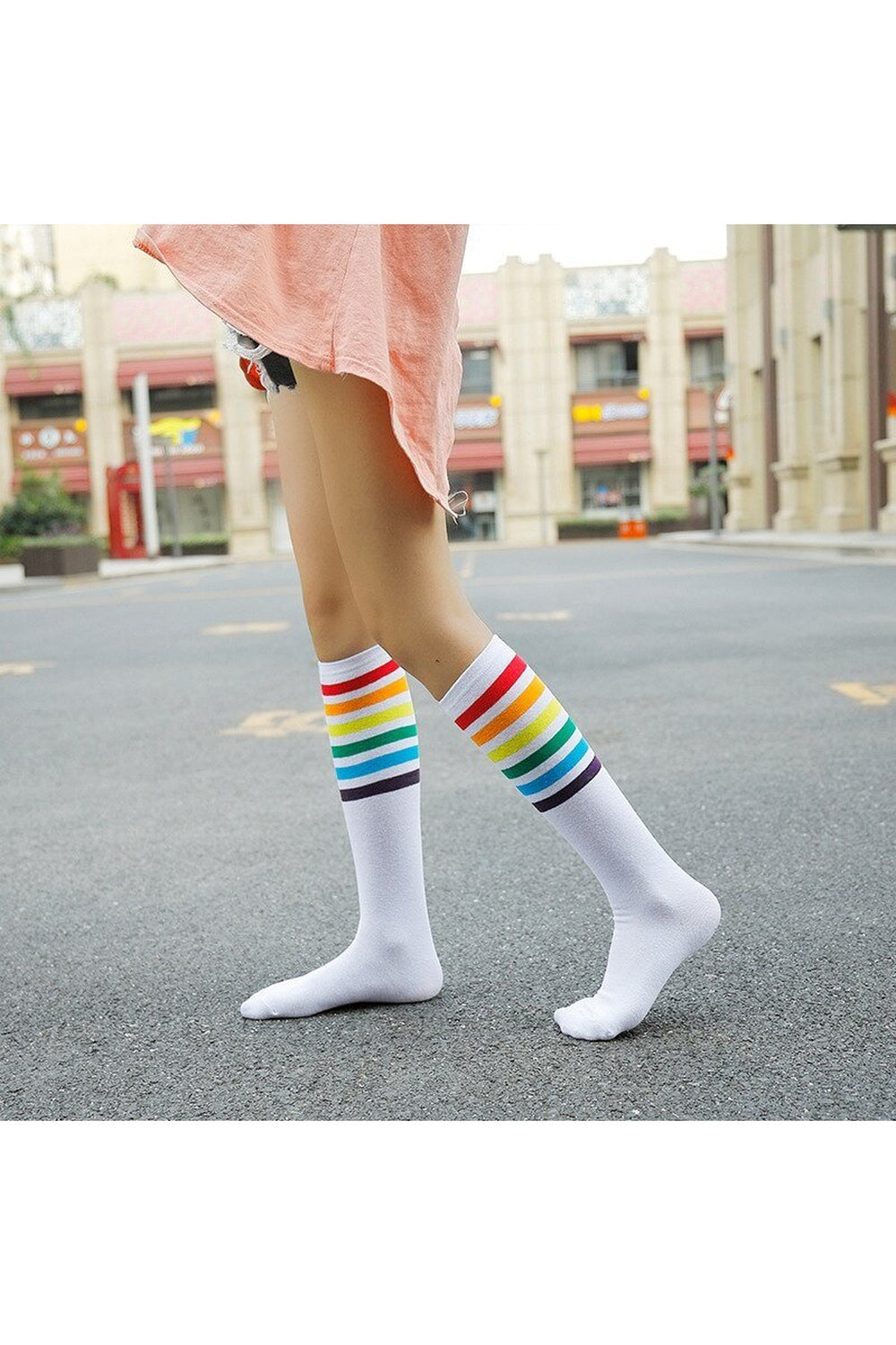 Y2k Kawaii Retro Cotton Knee High Socks