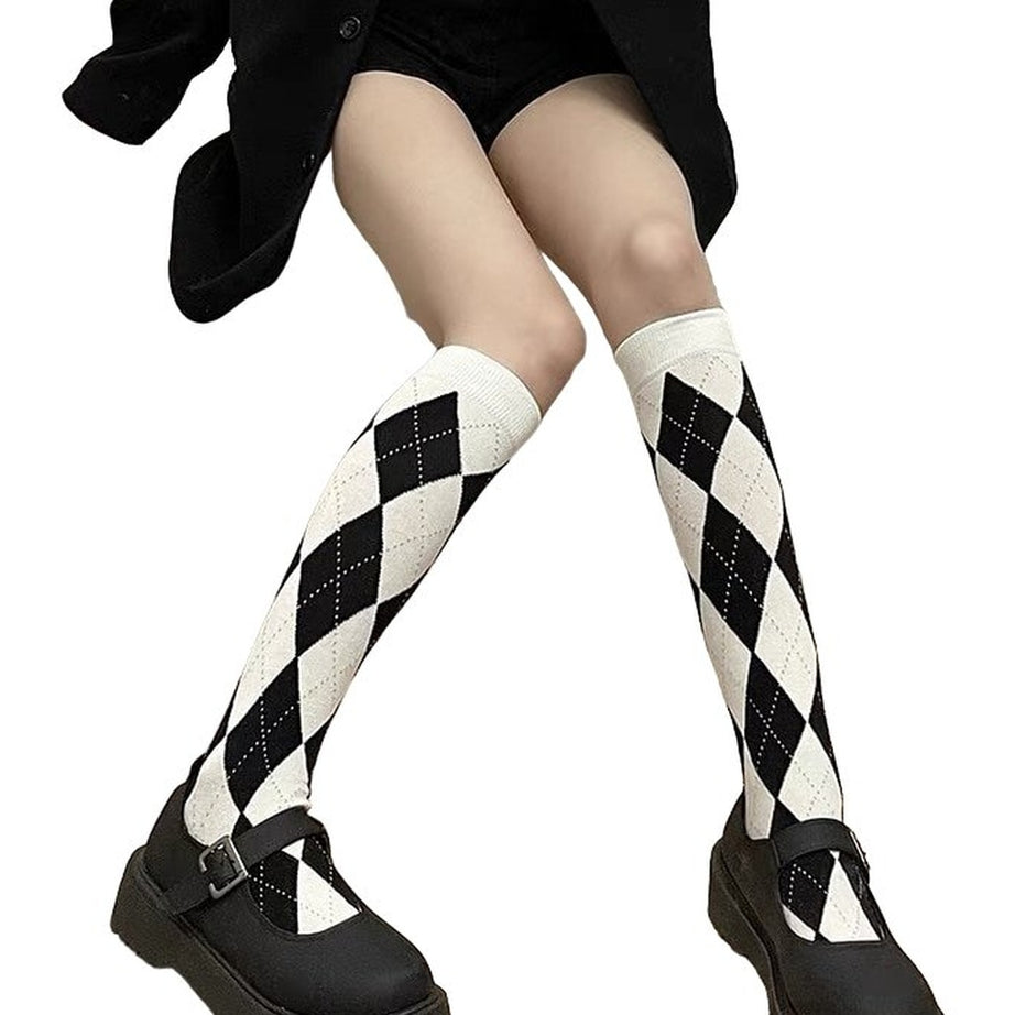 Y2k Kawaii Retro Cotton Knee High Socks