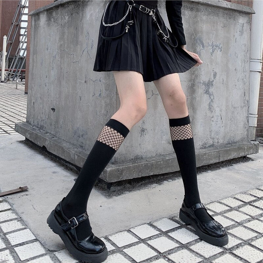 Y2k Kawaii Retro Cotton Knee High Socks