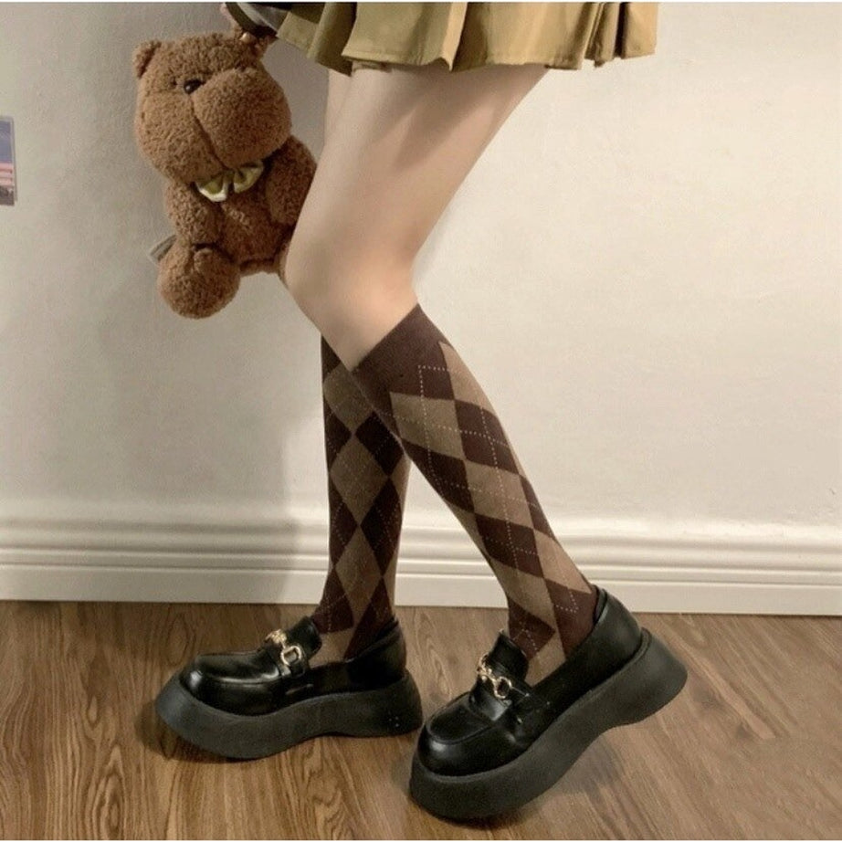 Y2k Kawaii Retro Cotton Knee High Socks