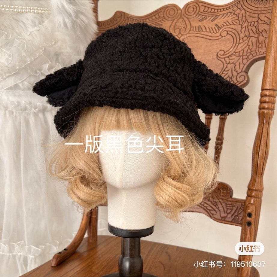 Y2k Kawaii Sheep Ear Hat