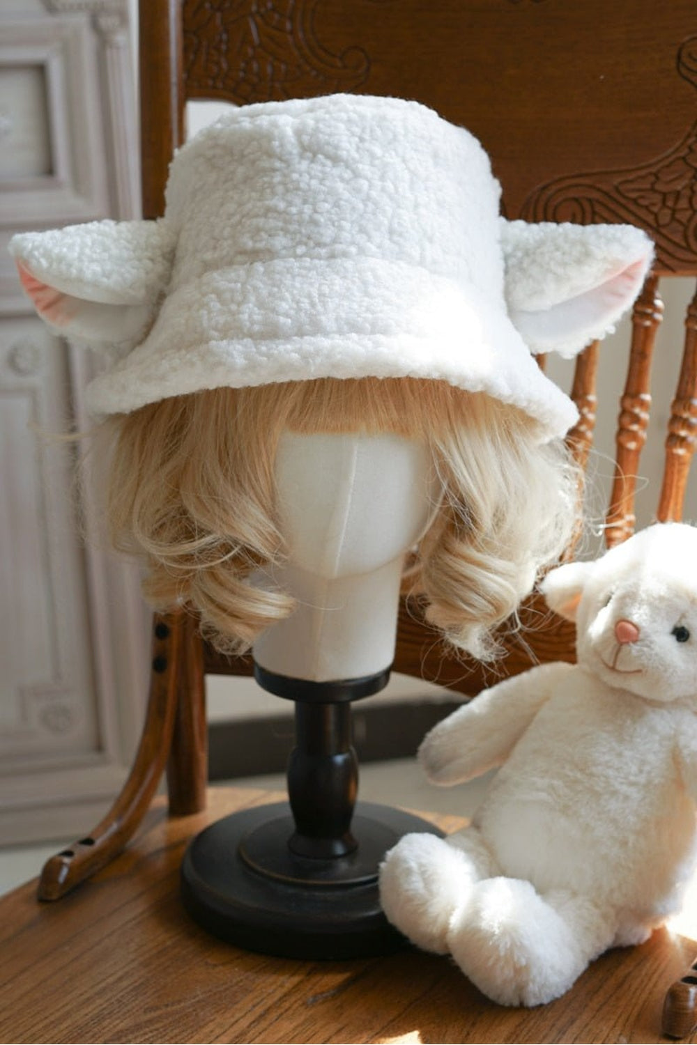Y2k Kawaii Sheep Ear Hat