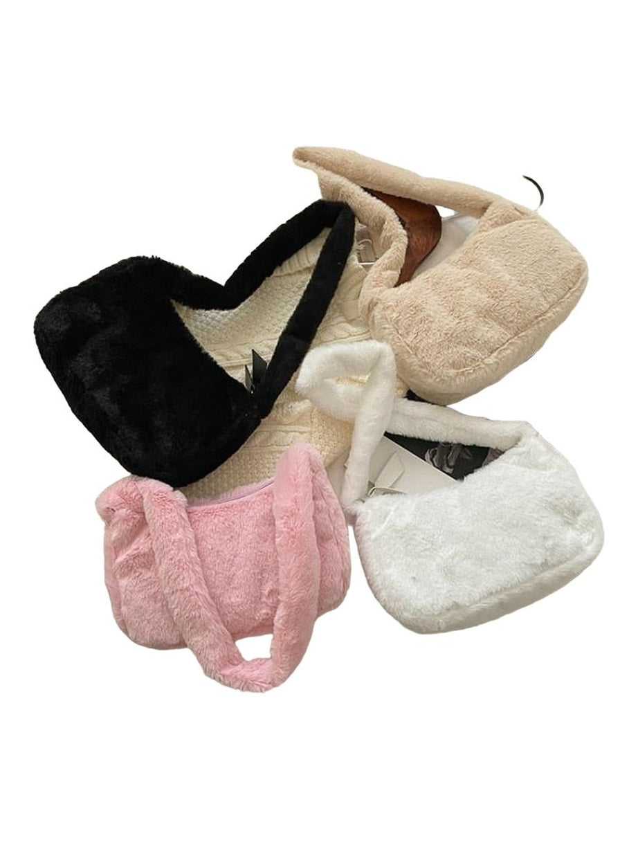 Y2k Kawaii Soft Plush Shoulder Bag