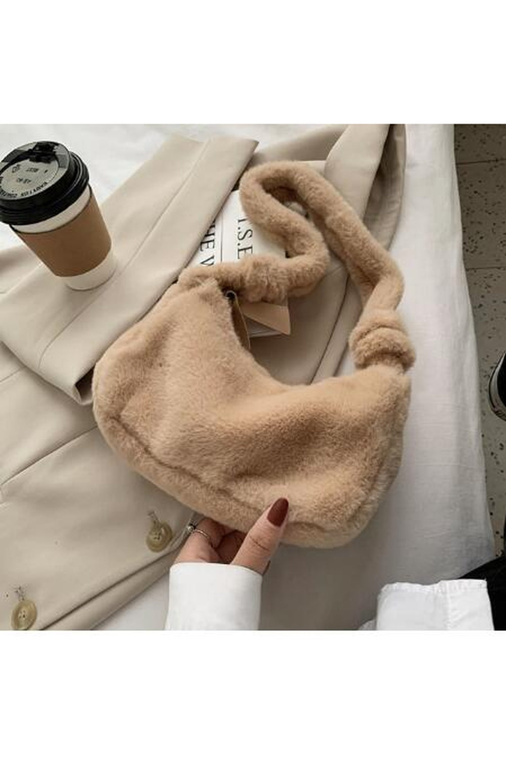 Y2k Kawaii Soft Plush Shoulder Bag