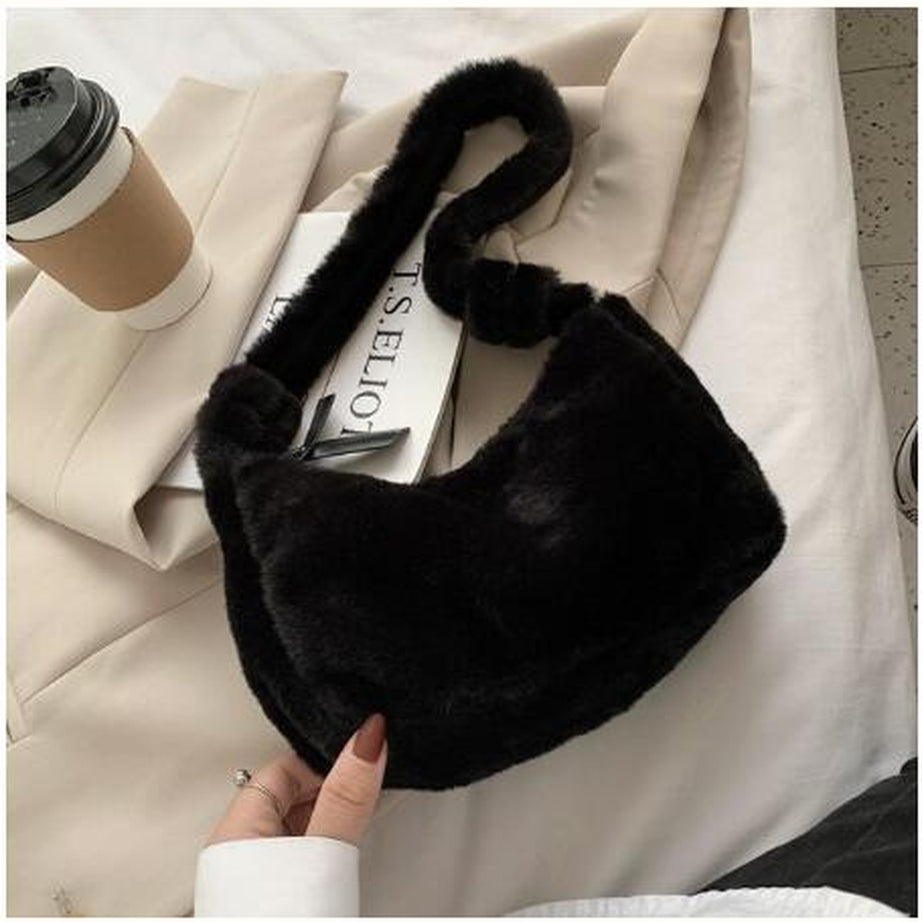 Y2k Kawaii Soft Plush Shoulder Bag