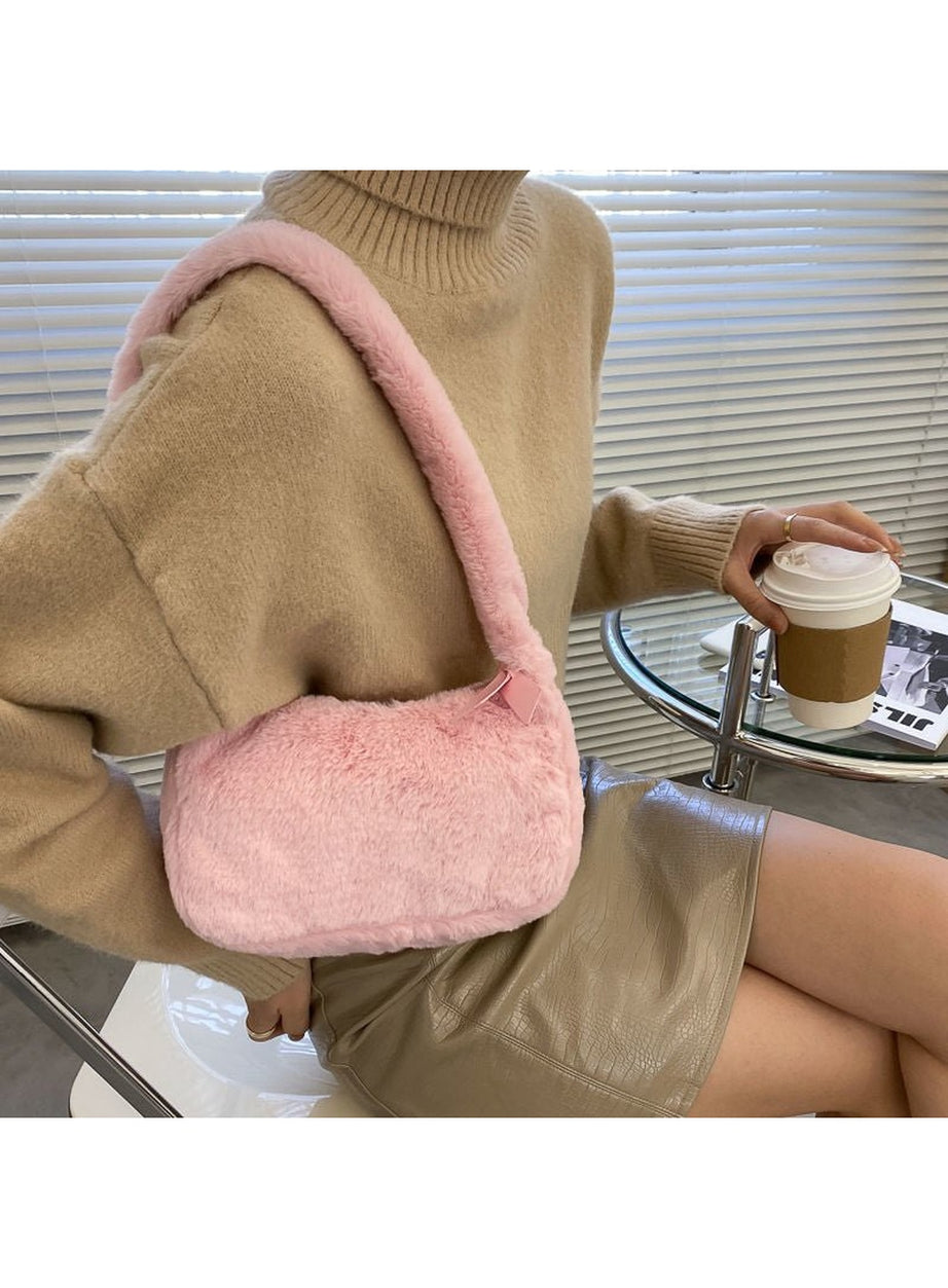 Y2k Kawaii Soft Plush Shoulder Bag