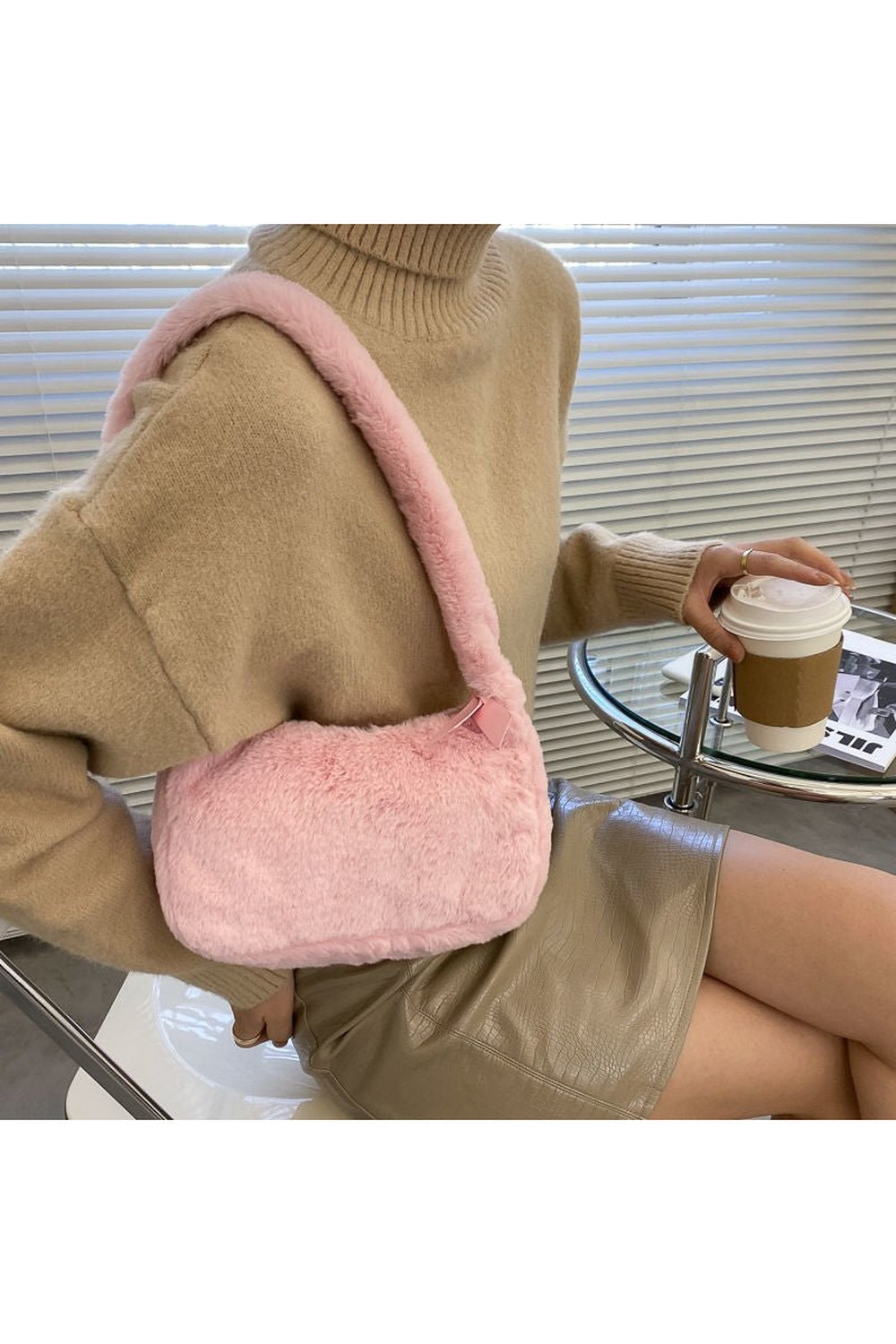 Y2k Kawaii Soft Plush Shoulder Bag