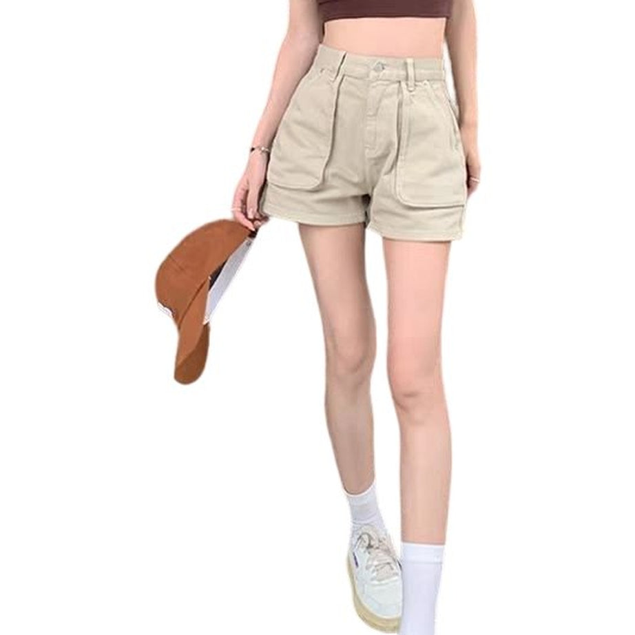 Y2k Khaki Cargo Shorts