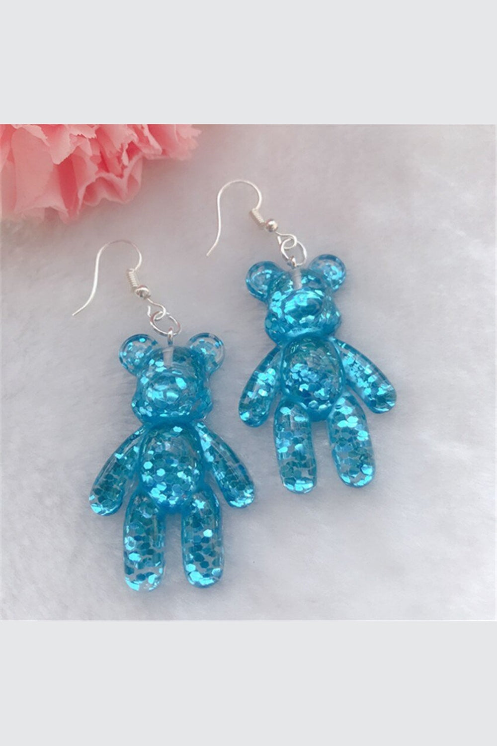 Y2k Kidcore Multicolor Bear Earrings