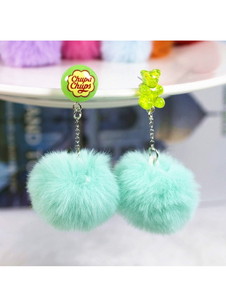 Y2k Kidcore Multicolor Candy Charms Earrings