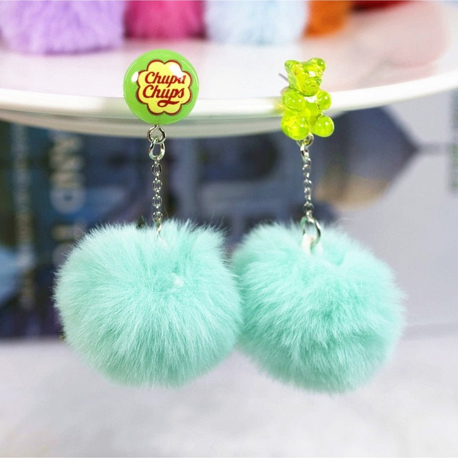Y2k Kidcore Multicolor Candy Charms Earrings