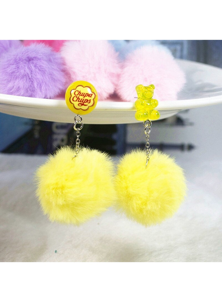 Y2k Kidcore Multicolor Candy Charms Earrings