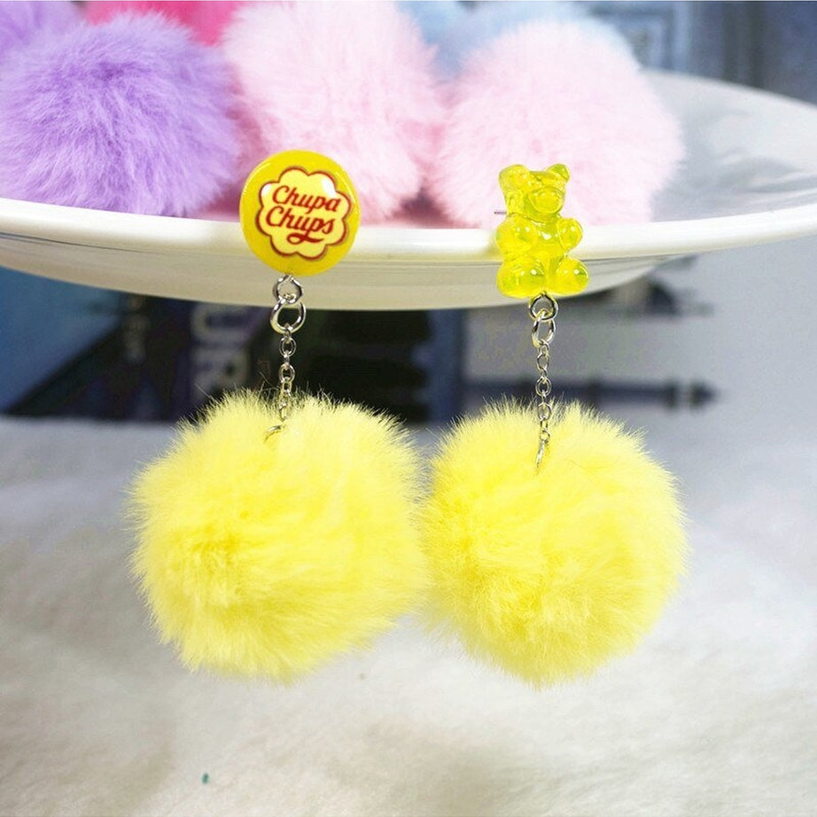 Y2k Kidcore Multicolor Candy Charms Earrings