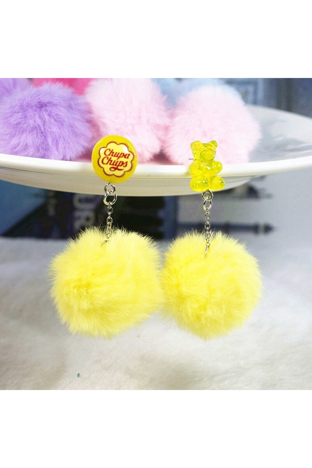Y2k Kidcore Multicolor Candy Charms Earrings