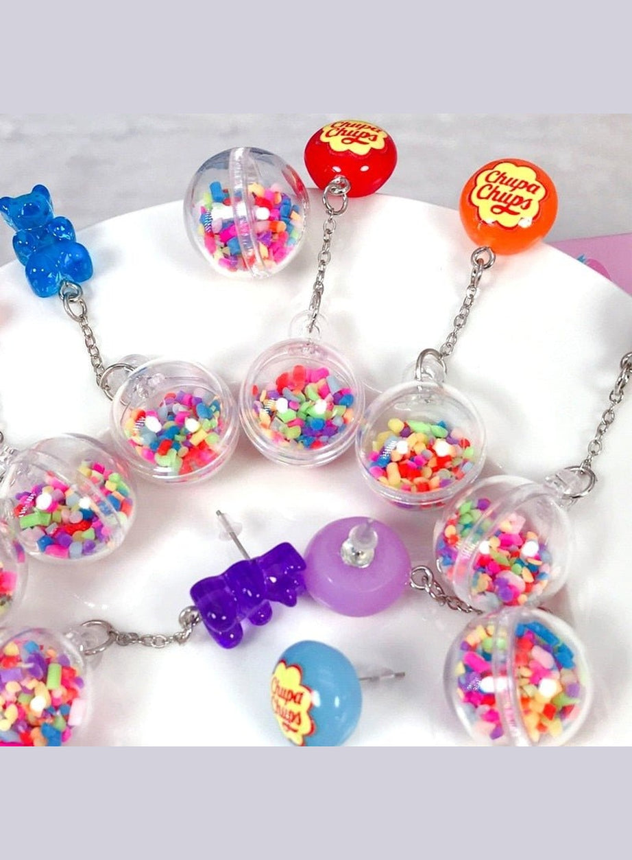Y2k Kidcore Multicolor Candy Charms Earrings