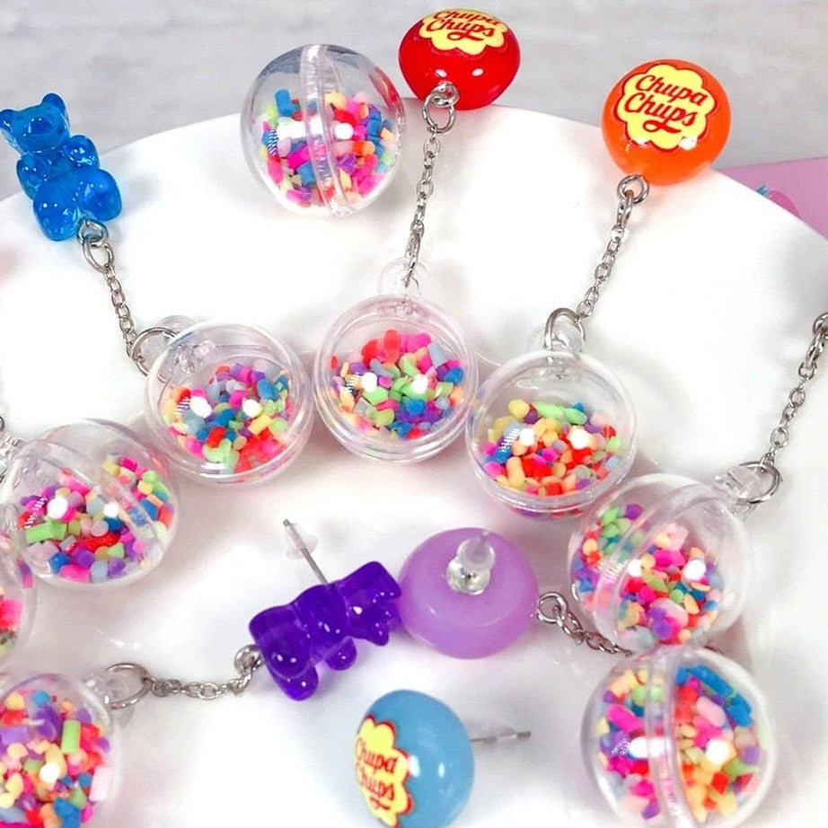 Y2k Kidcore Multicolor Candy Charms Earrings
