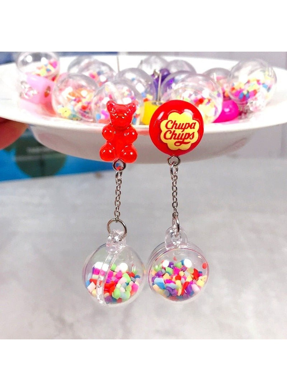 Y2k Kidcore Multicolor Candy Charms Earrings