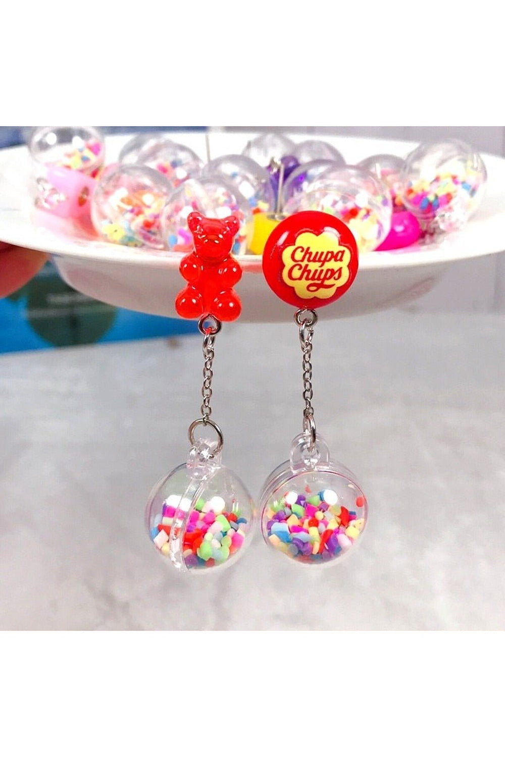 Y2k Kidcore Multicolor Candy Charms Earrings