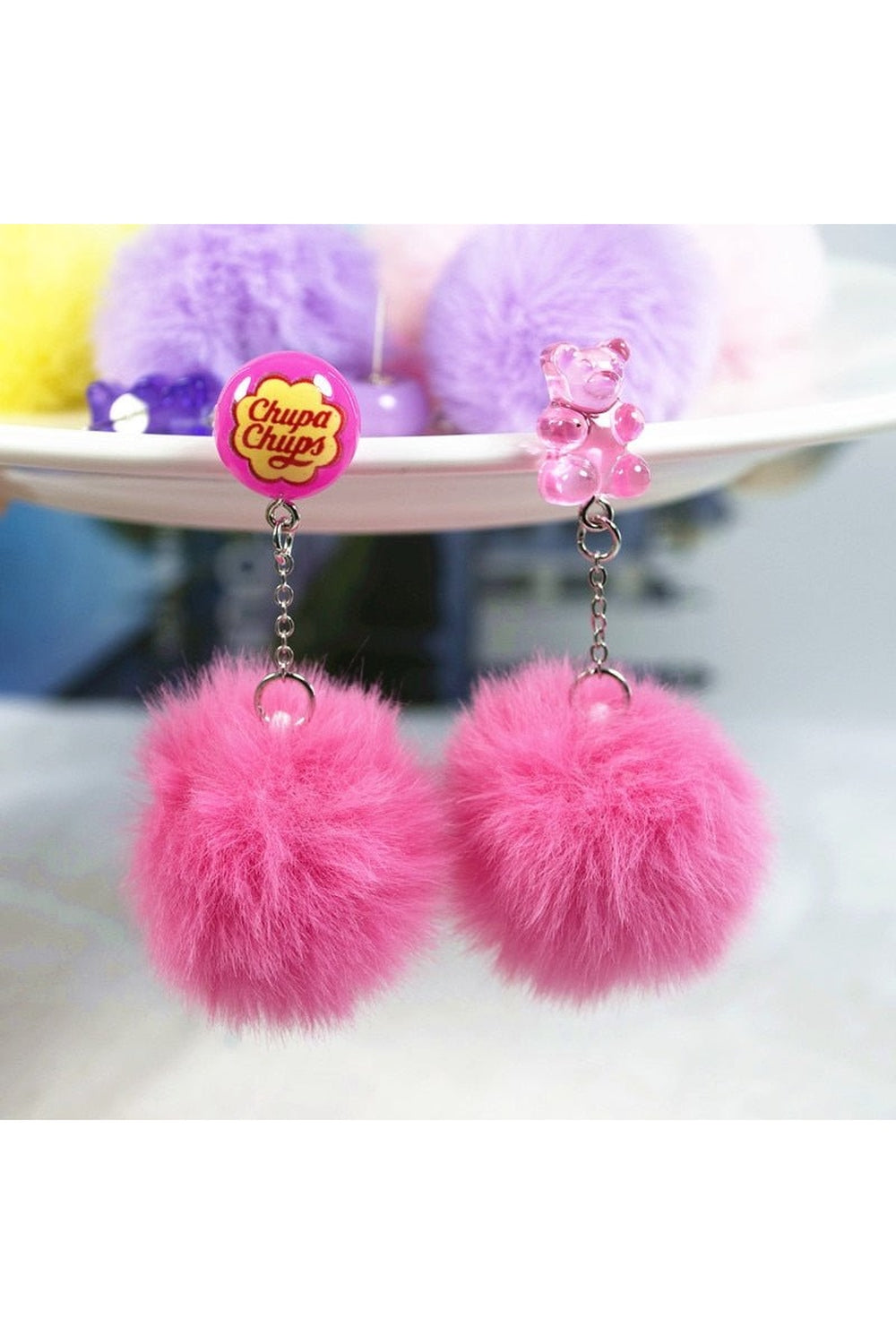 Y2k Kidcore Multicolor Candy Charms Earrings