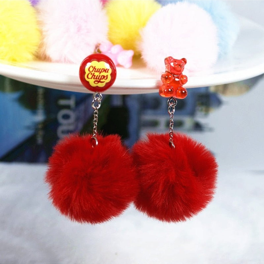 Y2k Kidcore Multicolor Candy Charms Earrings