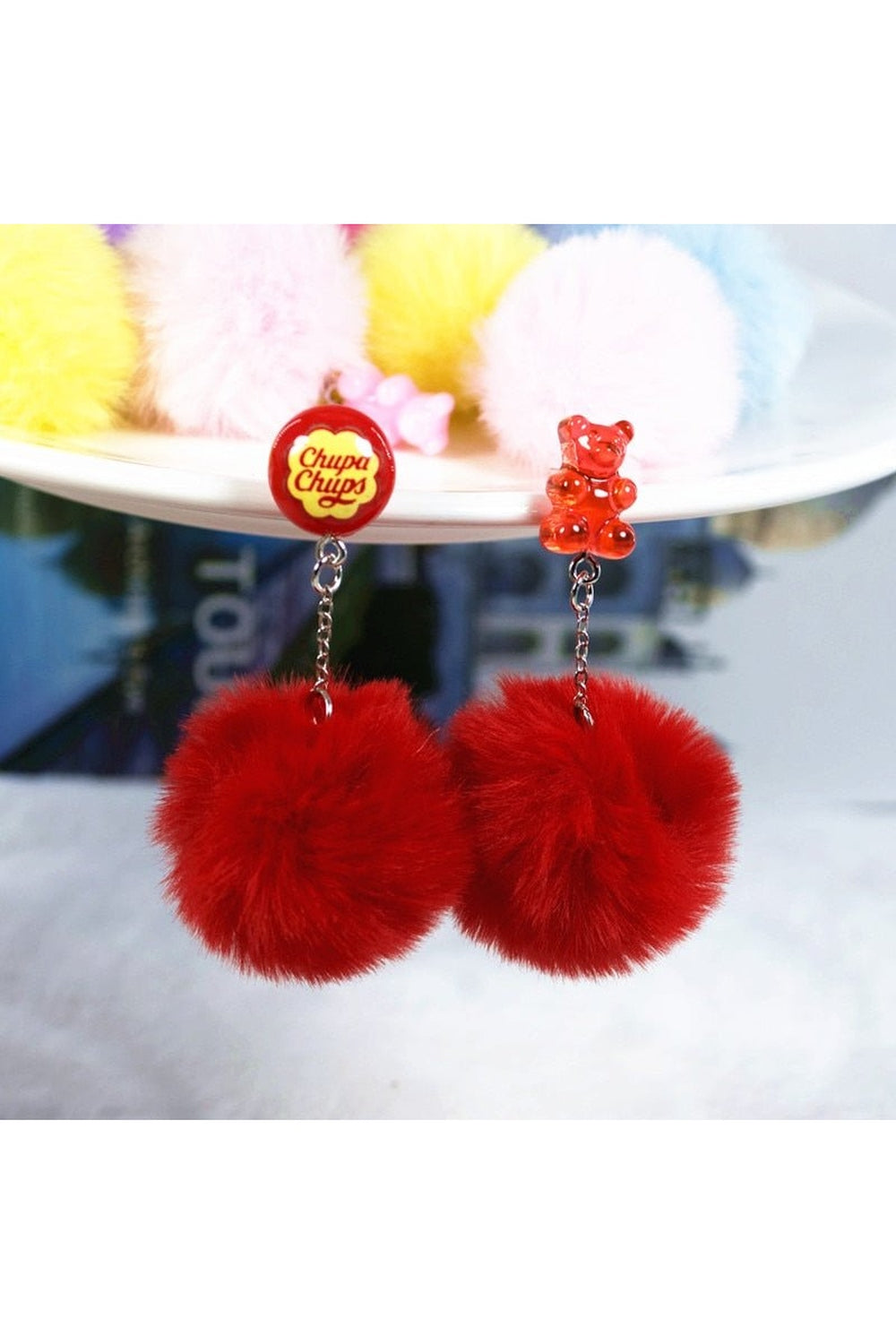 Y2k Kidcore Multicolor Candy Charms Earrings