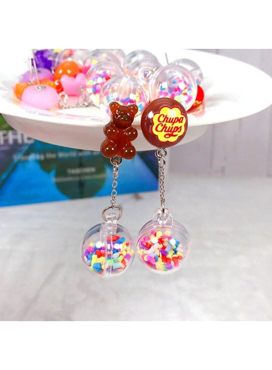 Y2k Kidcore Multicolor Candy Charms Earrings