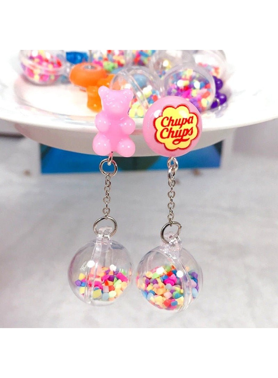 Y2k Kidcore Multicolor Candy Charms Earrings