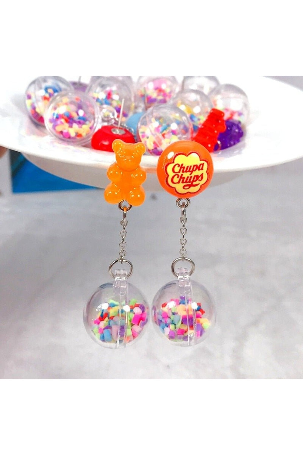 Y2k Kidcore Multicolor Candy Charms Earrings