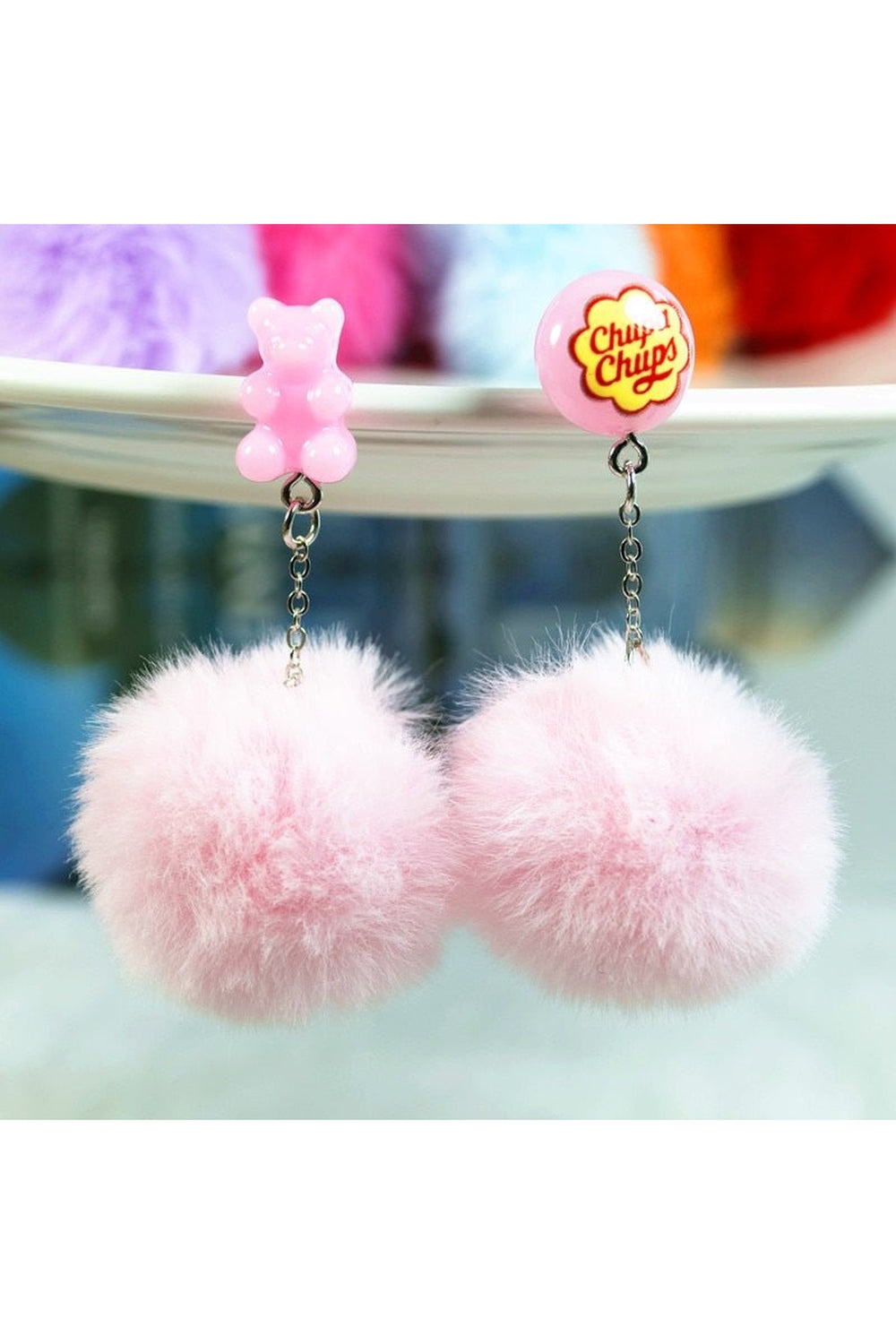 Y2k Kidcore Multicolor Candy Charms Earrings