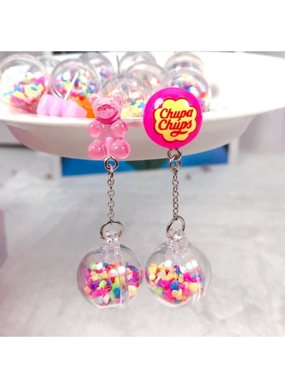 Y2k Kidcore Multicolor Candy Charms Earrings