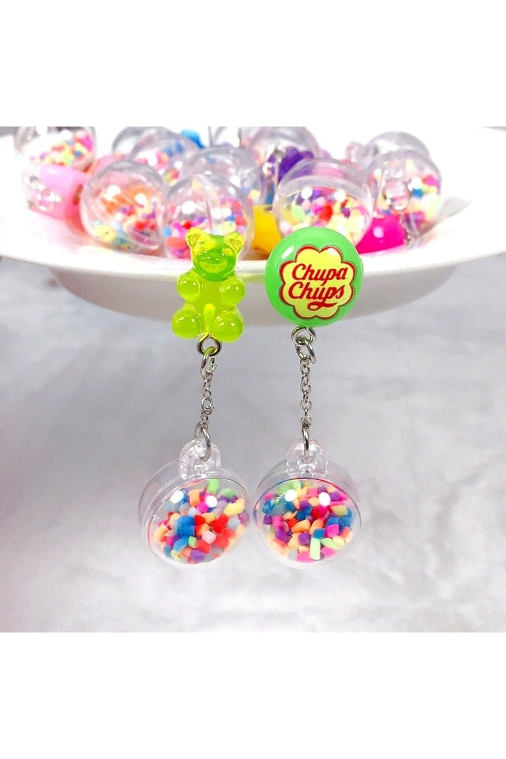 Y2k Kidcore Multicolor Candy Charms Earrings