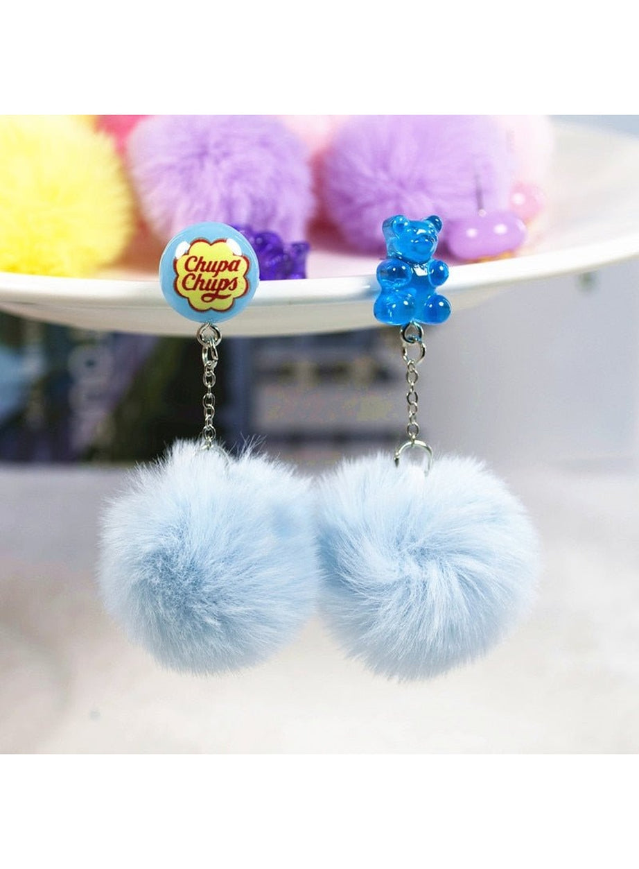 Y2k Kidcore Multicolor Candy Charms Earrings