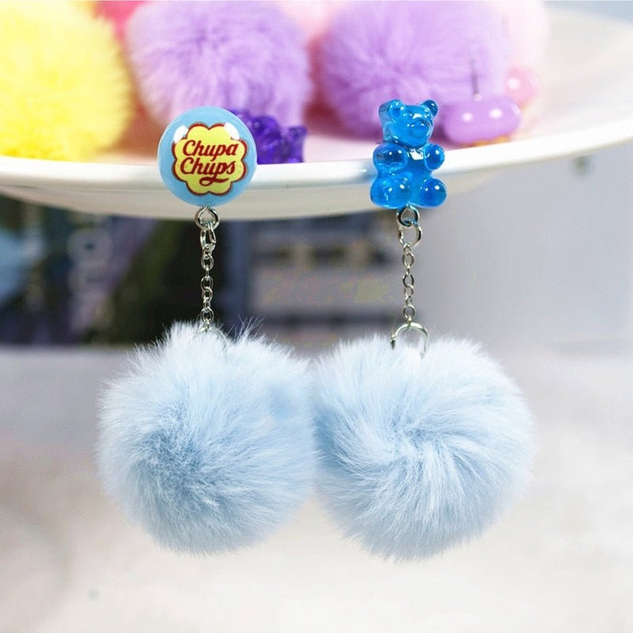 Y2k Kidcore Multicolor Candy Charms Earrings