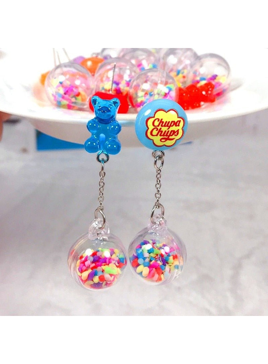 Y2k Kidcore Multicolor Candy Charms Earrings