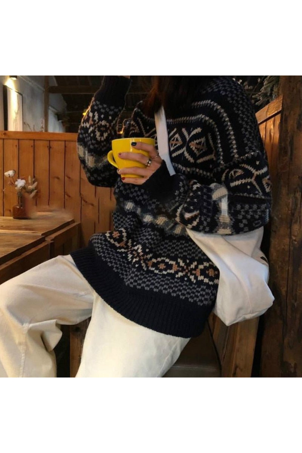 Y2k Knitted Retro Vintage Sweater