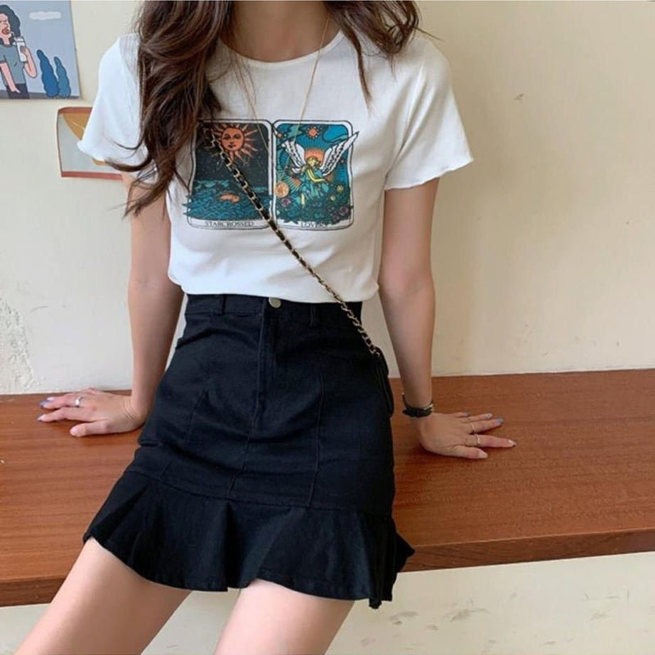 Y2k Korean Aesthetic Elegant Skirt