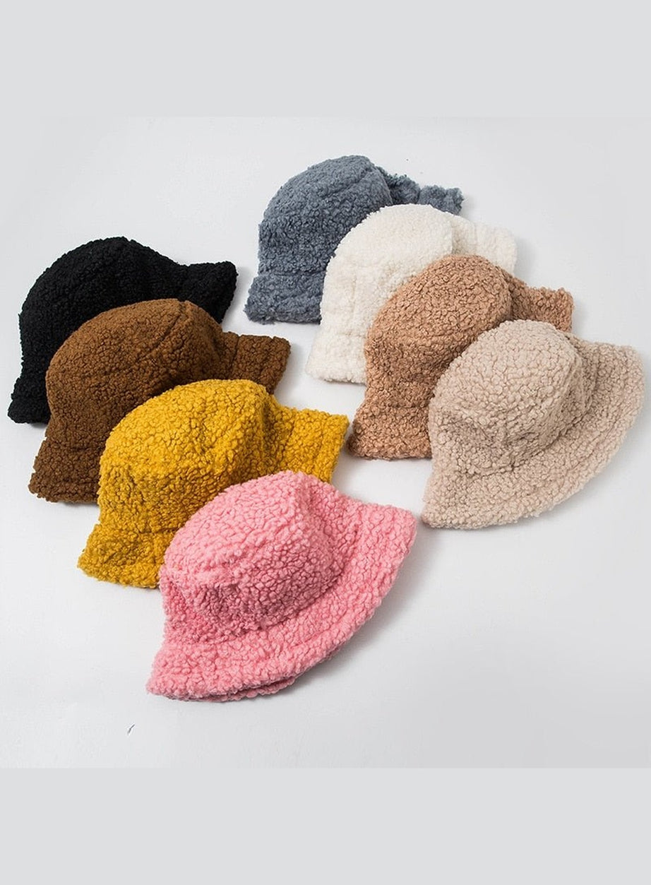 Y2k Korean Artificial Fur Hat