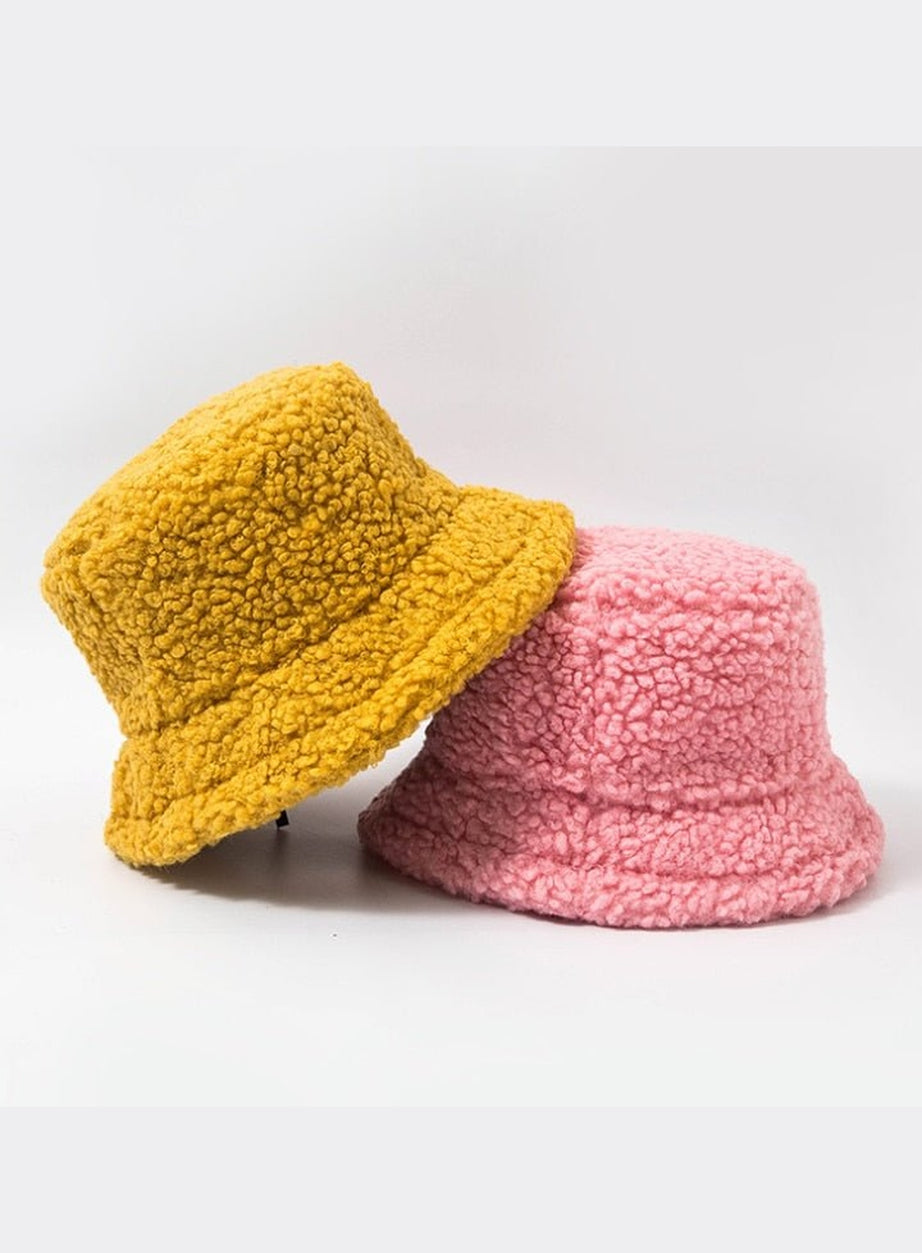 Y2k Korean Artificial Fur Hat