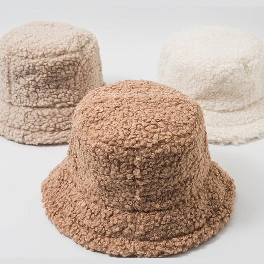 Y2k Korean Artificial Fur Hat