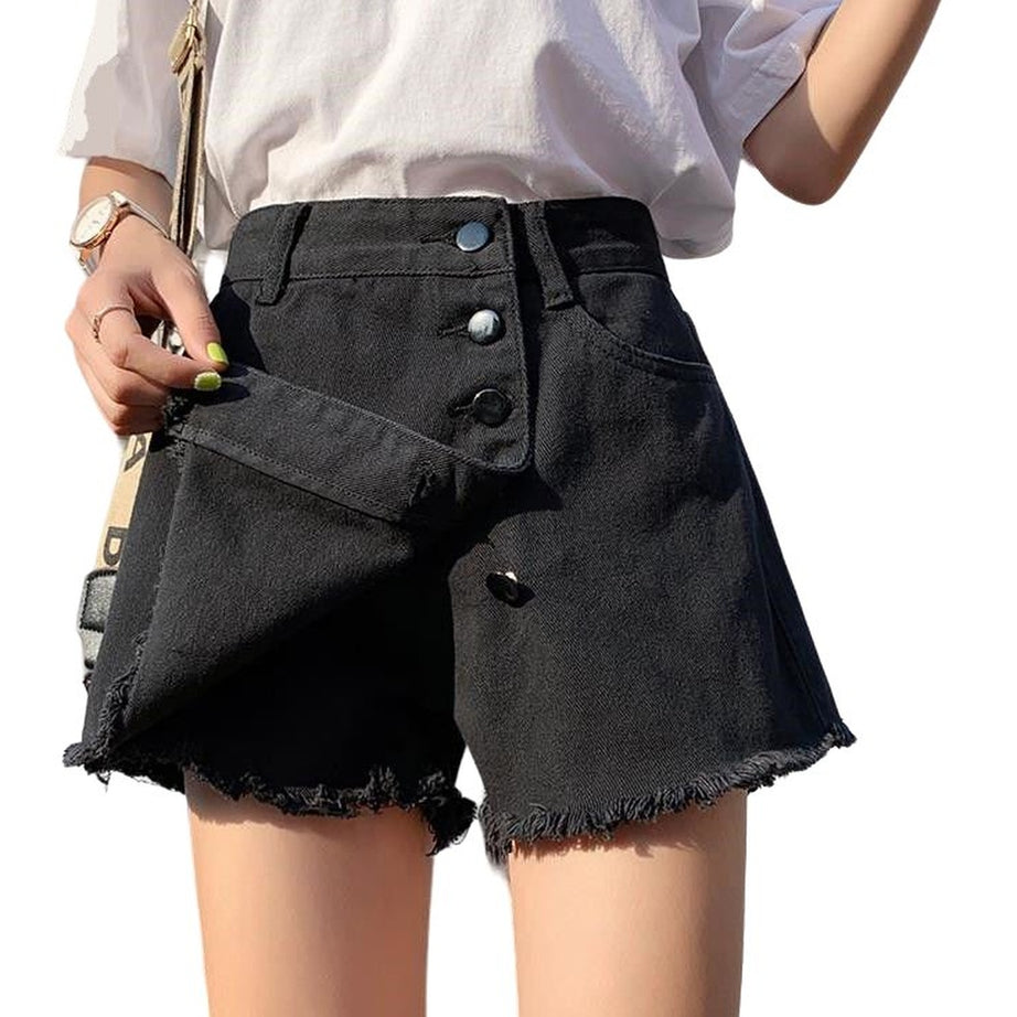 Y2k Korean Casual Denim Skirt