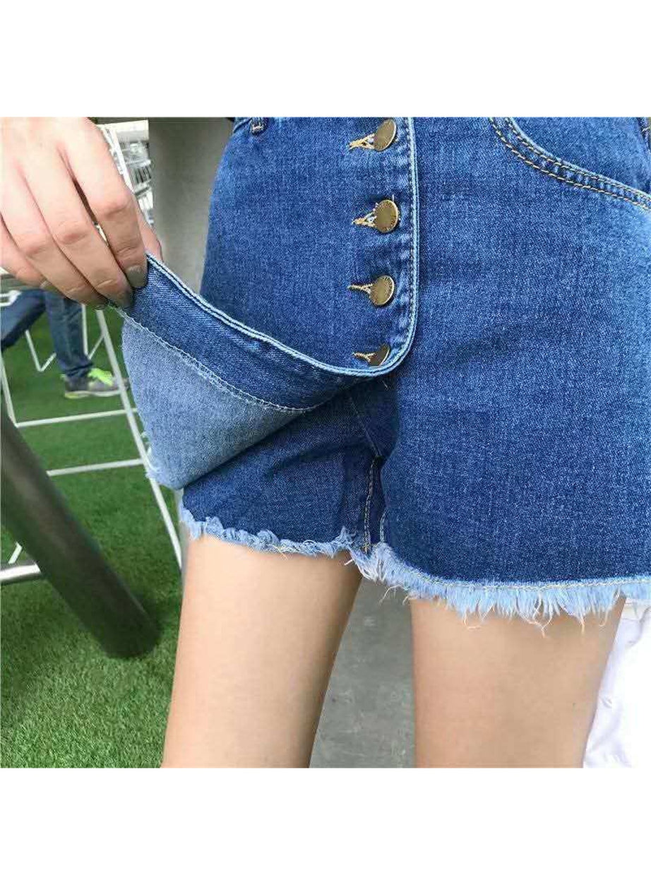 Y2k Korean Casual Denim Skirt